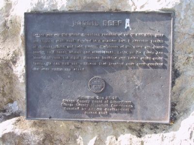 Fossil Reef Marker image. Click for full size.
