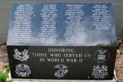 World War II Memorial at St. Catherine's Church image. Click for full size.