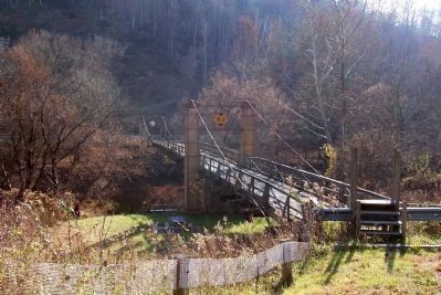 Duck Run Cable Suspension Bridge image. Click for full size.