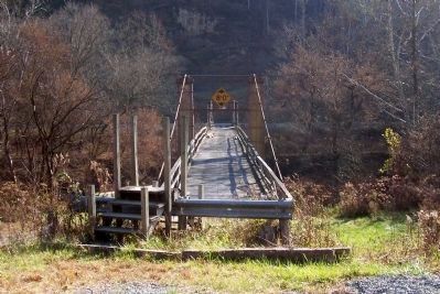 Duck Run Cable Suspension Bridge image. Click for full size.