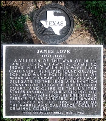 James Love Marker. Click for full size. James Love Marker image. Click for full size.