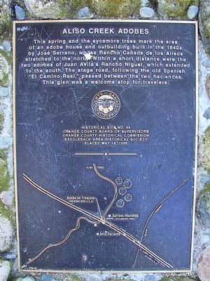 Aliso Creek Adobes Marker image. Click for full size.