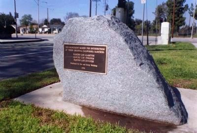 Ranchos Boundary Marker image. Click for full size.