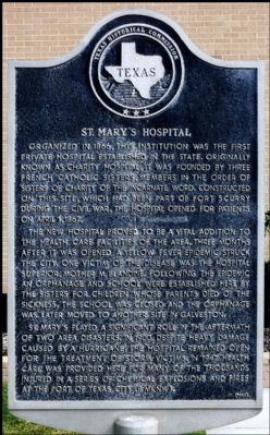 St. Mary's Hospital Marker image. Click for full size.