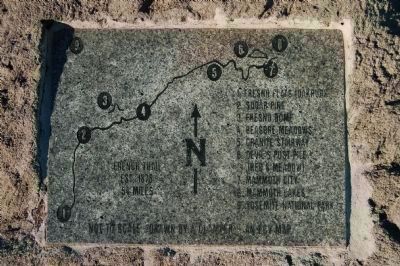 Old French Trail Map Marker image. Click for full size.