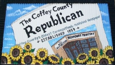 The Coffey County Republican Mural image. Click for full size.