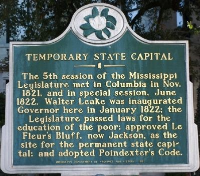 Temporary State Capital Marker image. Click for full size.
