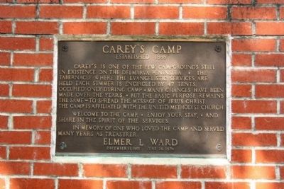 Carey's Camp Marker image. Click for full size.