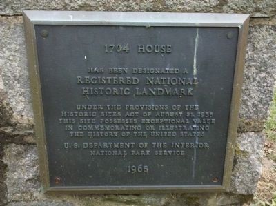 William Brinton 1704 House Marker image. Click for full size.
