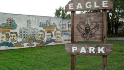 Coffey County, Kansas Mural at Eagle Park image. Click for full size.