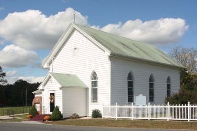 Line United Methodist Church and Marker image. Click for full size.
