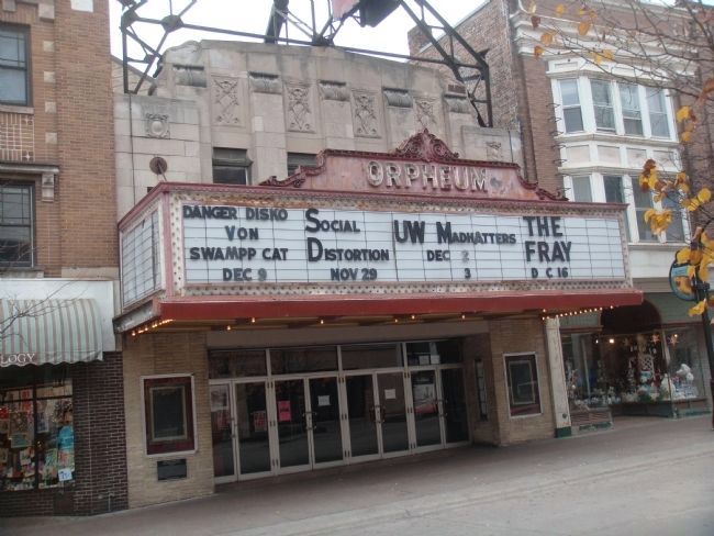 Orpheum Theater Marker. Click for full size. Orpheum Theater Marker image. Click for full size.