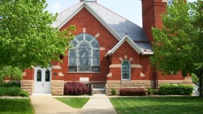 Groveport United Methodist Church and Marker. Click for full size. Groveport United Methodist Church and Marker image. Click for full size.