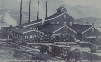 Detail from the C & C Mining Works Marker. Click for full size. Detail from the C & C Mining Works Marker image. Click for full size.