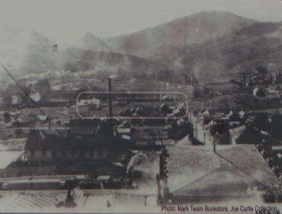 Detail from the Chinatown Marker. Click for full size. Detail from the Chinatown Marker image. Click for full size.