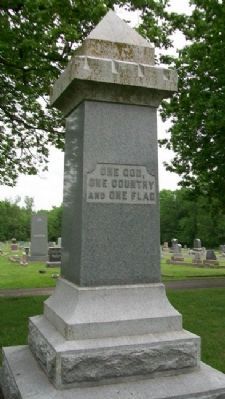 Louisburg Civil War Memorial [South Face] image. Click for full size.