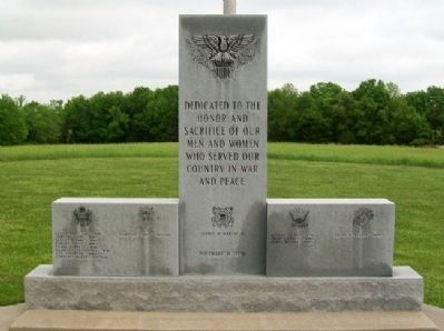 Louisburg Veterans Memorial. Click for full size. Louisburg Veterans Memorial image. Click for full size.