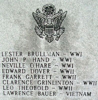 Louisburg Veterans Memorial. Click for full size. Louisburg Veterans Memorial image. Click for full size.