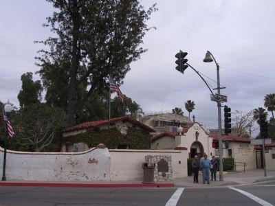 San Juan Capistrano Mission and Marker image. Click for full size.