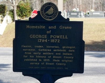 George Powell Marker image. Click for full size.