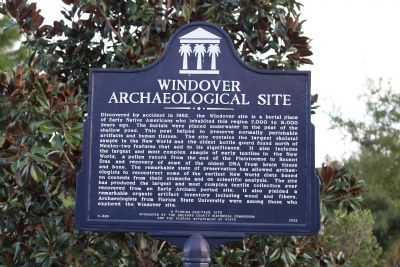 Windover Archaeological Site Marker image. Click for full size.