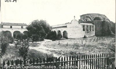 San Juan Capistrano Mission, California image. Click for full size.