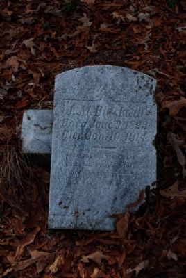 J.M. Blackwell Tombstone image. Click for full size.