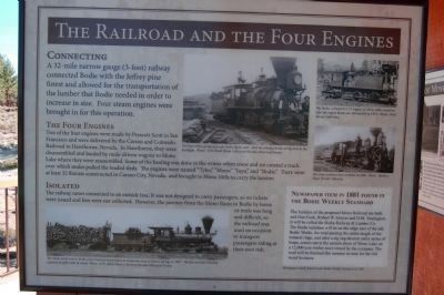 The Railroad and the Four Engines - Panel 4 image. Click for full size.