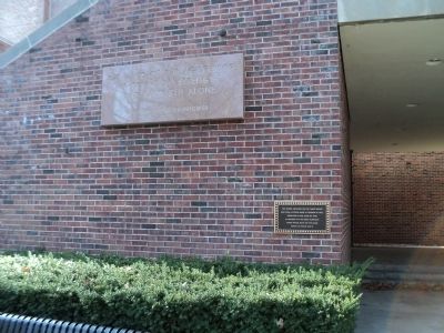 Markers at Eisenhower Hall. Click for full size. Markers at Eisenhower Hall image. Click for full size.