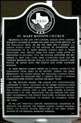 St. Mary Mission Church Marker image. Click for full size.