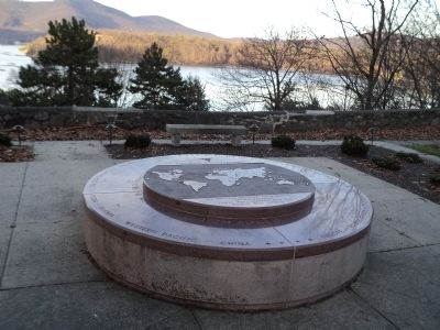 50th Anniversary of World War II Marker. Click for full size. 50th Anniversary of World War II Marker image. Click for full size.