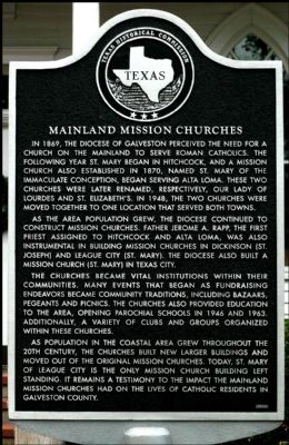 Mainland Mission Churches Marker image. Click for full size.
