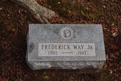 Capt. Frederick Way, Jr. Grave image. Click for full size.