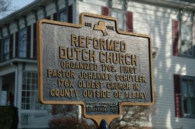 Reformed Dutch Church Marker. Click for full size. Reformed Dutch Church Marker image. Click for full size.