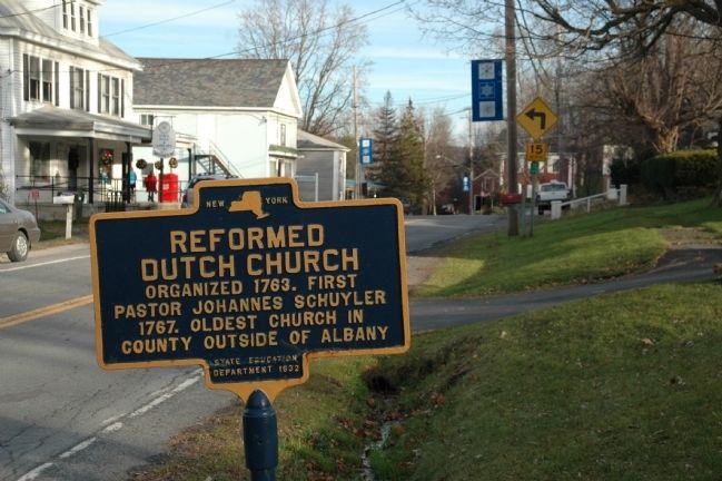 Reformed Dutch Church Marker. Click for full size. Reformed Dutch Church Marker image. Click for full size.