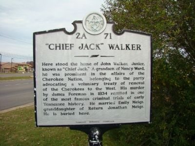 "Chief Jack" Walker Marker image. Click for full size.