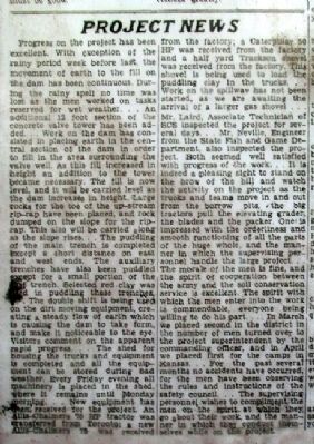 Fire Devils Newspaper Detail on Marker. Click for full size. Fire Devils Newspaper Detail on Marker image. Click for full size.