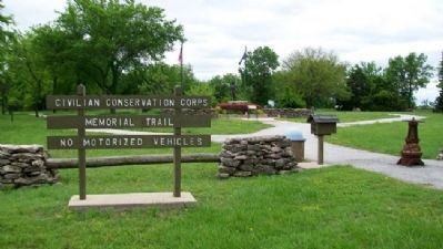 C.C.C. Memorial Trail. Click for full size. C.C.C. Memorial Trail image. Click for full size.