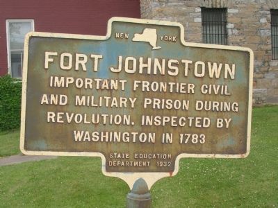 Fort Johnstown Marker image. Click for full size.
