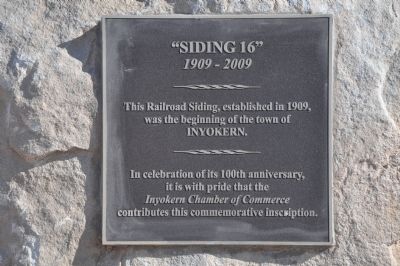 "Siding 16" Marker image. Click for full size.
