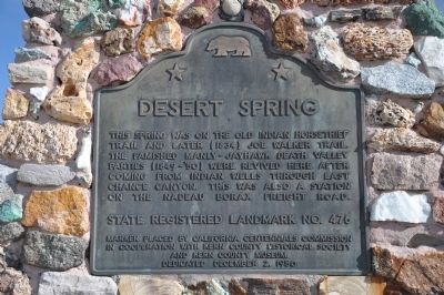 Desert Spring Marker image. Click for full size.