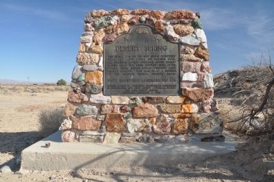 Desert Spring Marker. Click for full size. Desert Spring Marker image. Click for full size.