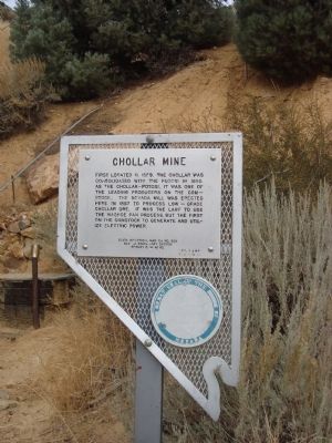 Chollar Mine Marker image. Click for full size.