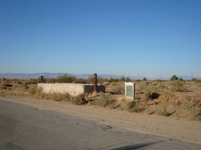 Willow Springs Marker in 2011. Click for full size. Willow Springs Marker in 2011 image. Click for full size.
