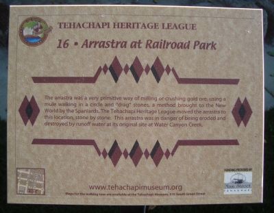 Arrastra at Railroad Park Marker image. Click for full size.