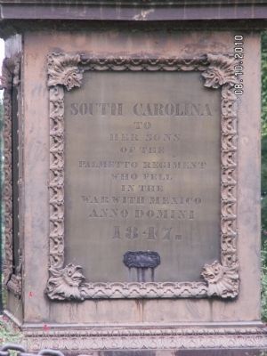 Palmetto Regiment Marker. Click for full size. Palmetto Regiment Marker image. Click for full size.