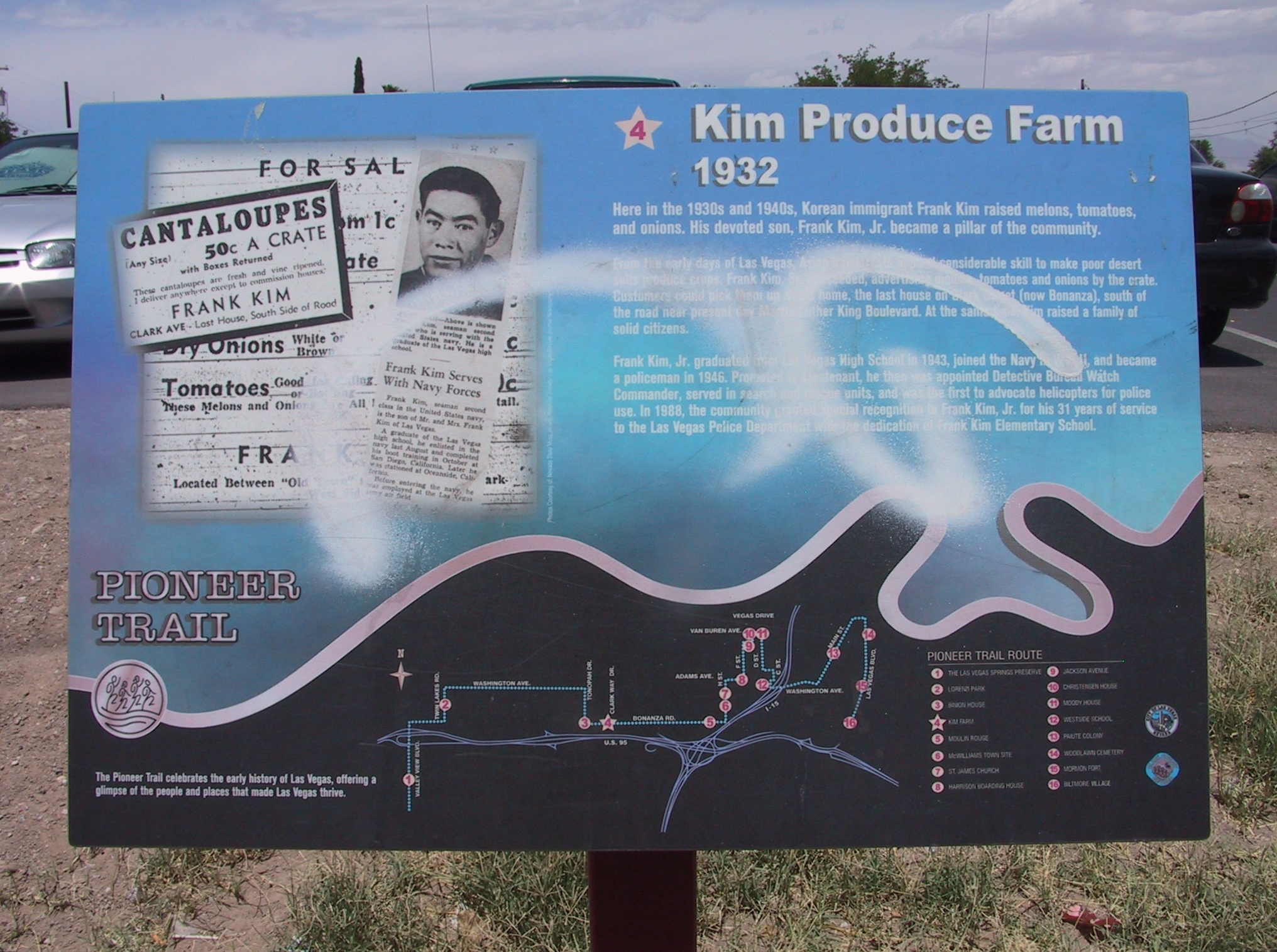Kim Produce Farm Marker