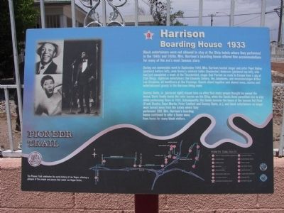 Harrison Boarding House Marker. Click for full size. Harrison Boarding House Marker image. Click for full size.