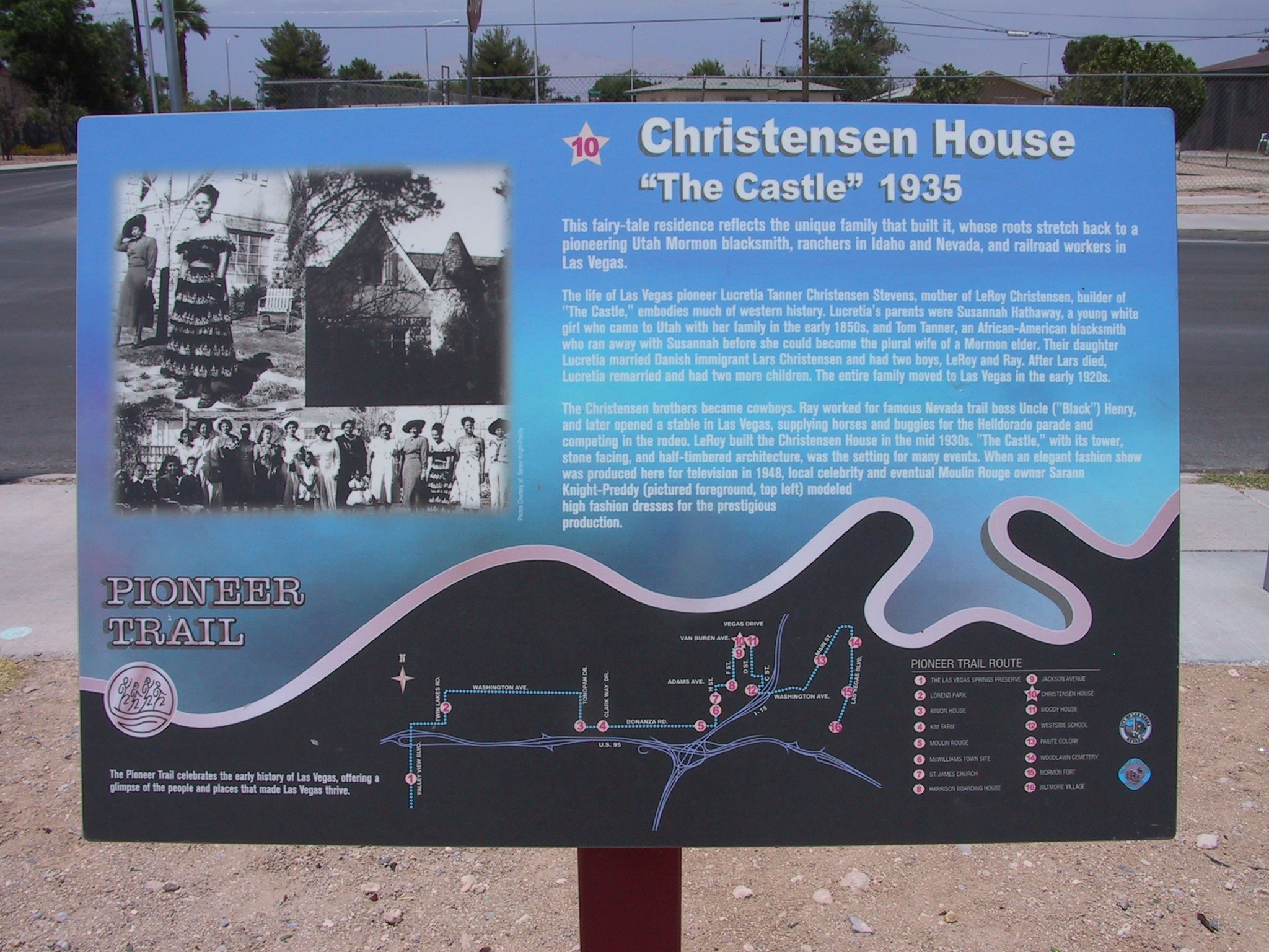 Christensen House "The Castle" Marker