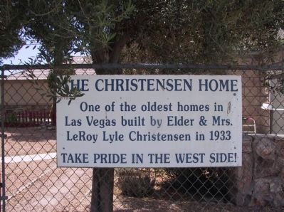 The Christensen Home. Click for full size. The Christensen Home image. Click for full size.